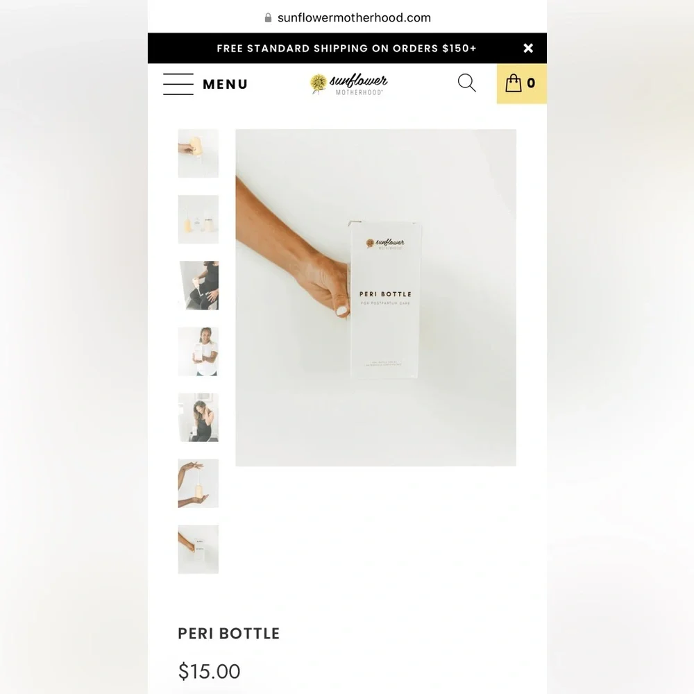 Sunflower Motherhood Peri Bottle